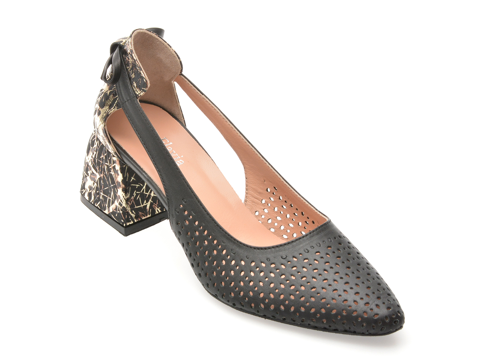 Flavia Passini Pantofi Negri Piele | Confort Zilnic