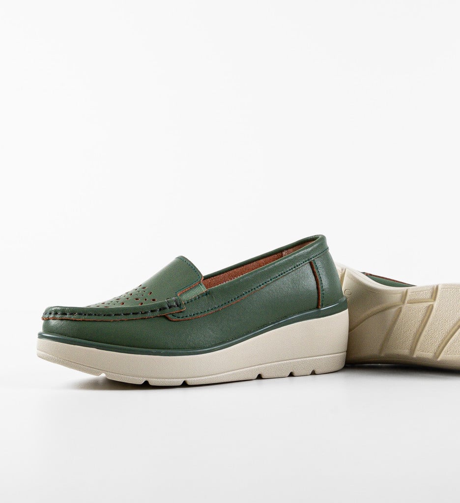 Pantofi Casual Verzi Atic | Confort Zilnic - imagine 9