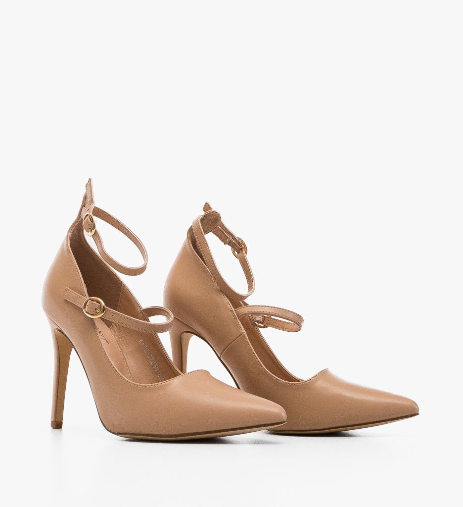 Pantofi Stiletto Ximiex Nude Eleganți - imagine 4