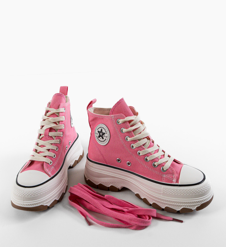 Sneakers Dama Puss Roz - Confort si Stil Sportiv - imagine 10