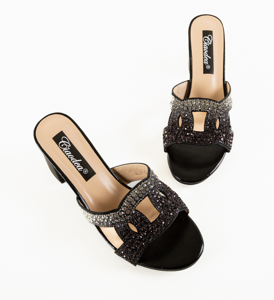 Saboti Dama Schermer Negri | Eleganță și Confort - imagine 7