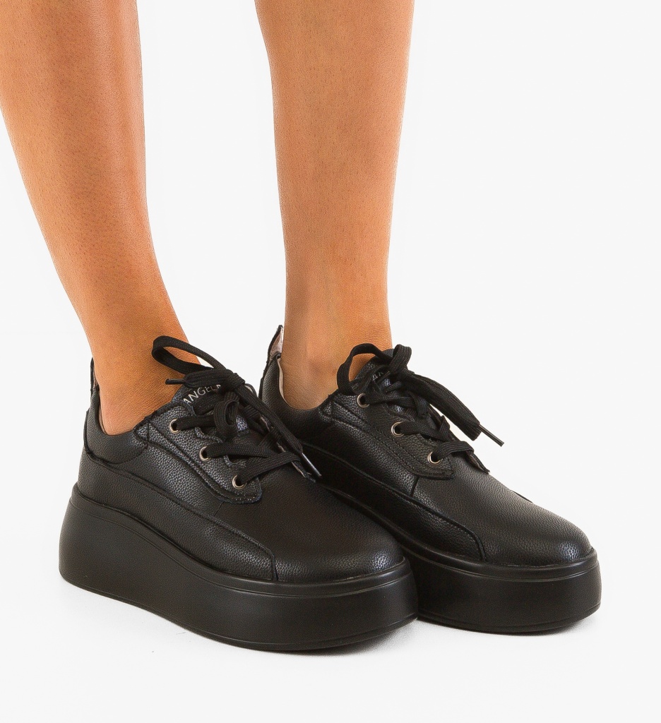 Sneakers Dama Boyce Negri - Confort și Stil - imagine 3