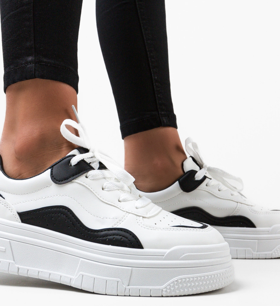 Sneakers Dama Conor Albi 3 - Confort si Stil - imagine 3