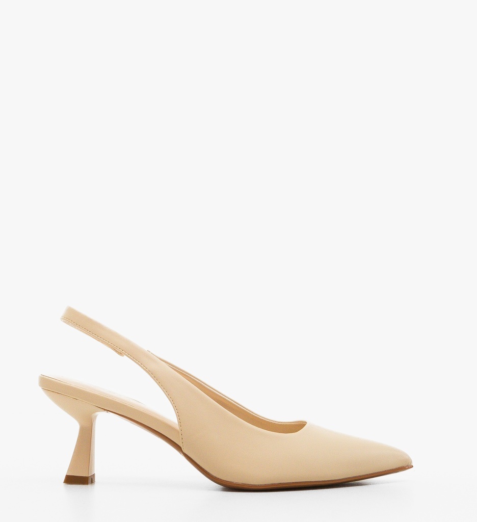 Pantofi Dama Massey Bej Eleganti - imagine 6