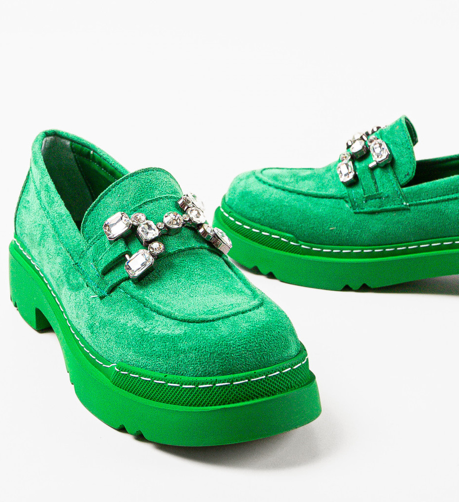 Pantofi Casual Dama Maraya Verzi | Confort Zilnic - imagine 6