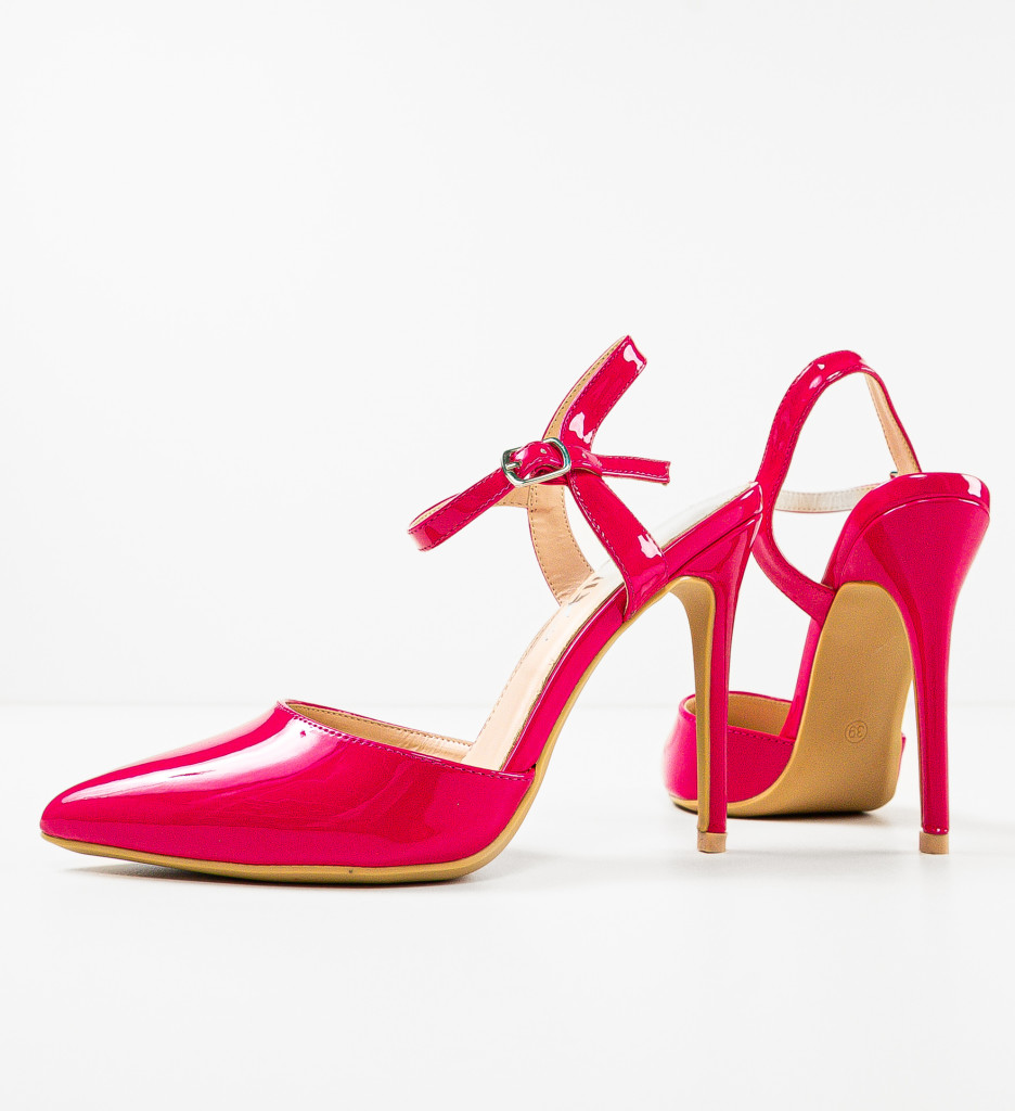 Pantofi cu toc Sambyal Fuchsia - Eleganță și Stil - imagine 9
