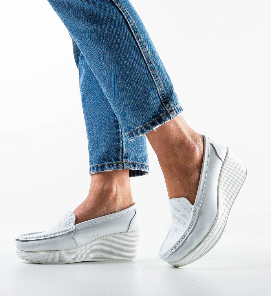 Pantofi Casual Ely Albi - Confort și Stil - imagine 2