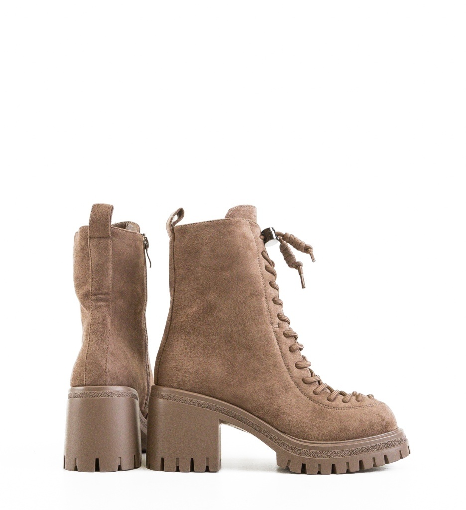 Ghete Dama Elmo Khaki | Stil și Confort - imagine 4