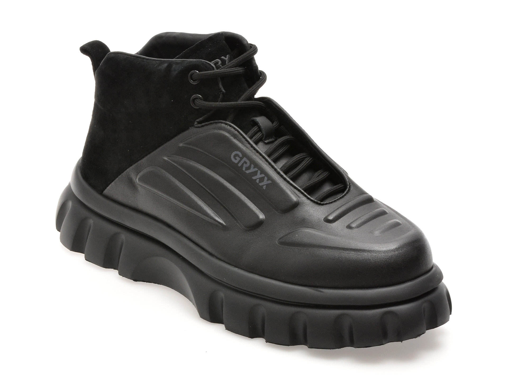 Ghete GRYXX Negre | Eleganță și Durabilitate