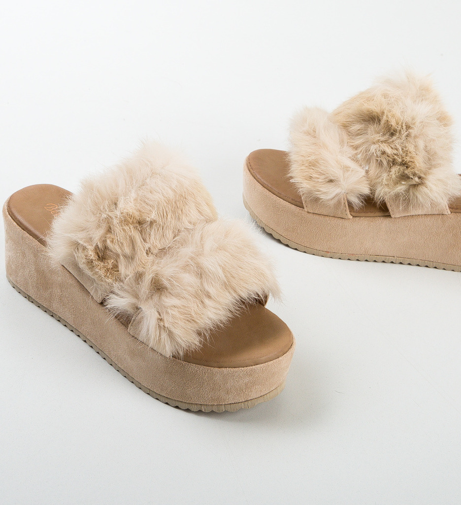 Platforme Coleman Bej - Stil și Confort - imagine 5