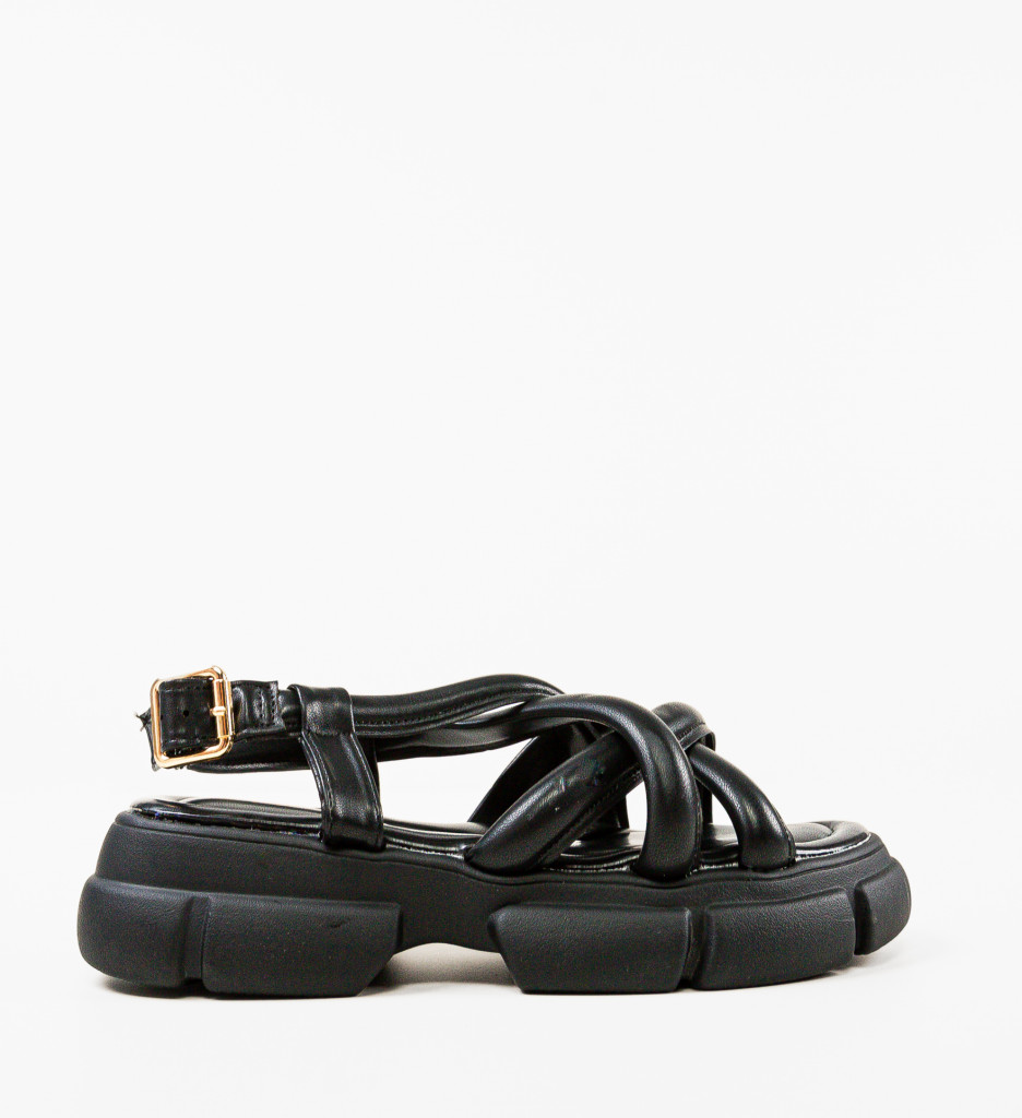 Sandale Dama Mabel Negre | Eleganță și Confort - imagine 4