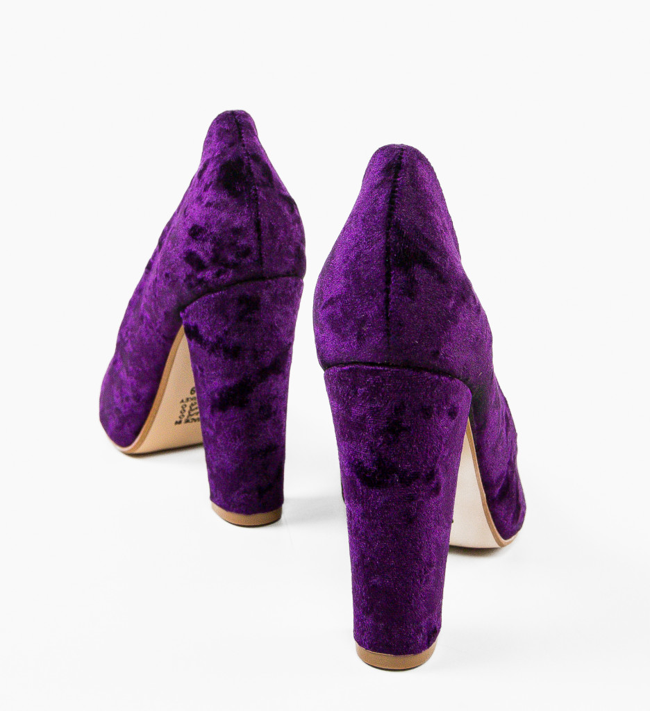 Pantofi cu Toc Clash Mov 3 - Eleganță Asigurată - imagine 8