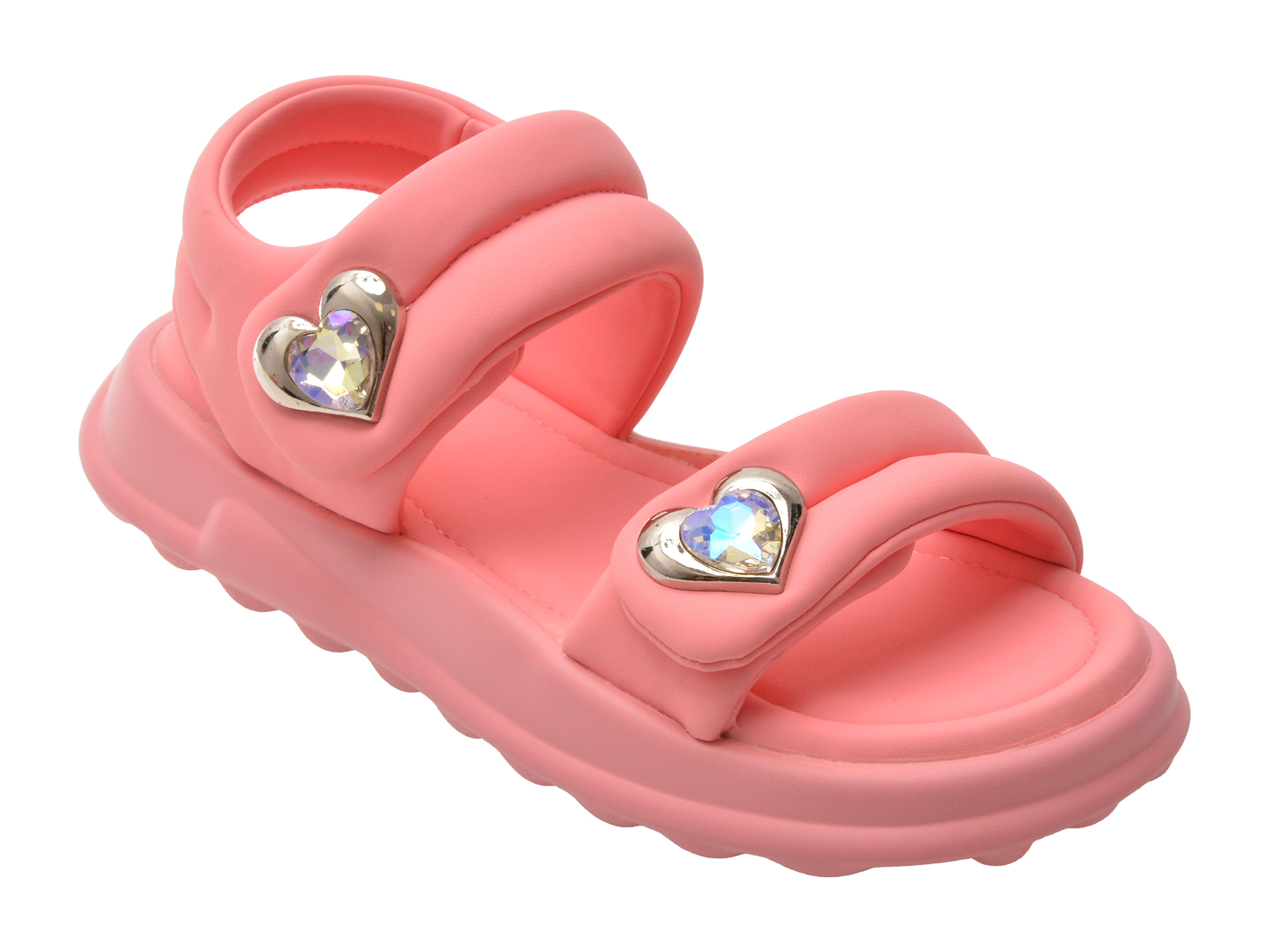 Sandale Selection Kids Roz din Piele Ecologica - imagine 2