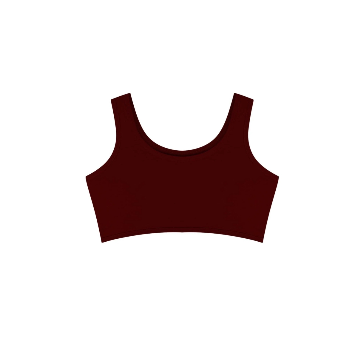 Bustiera Picadili Bumbac Bordo 46720 - imagine 3