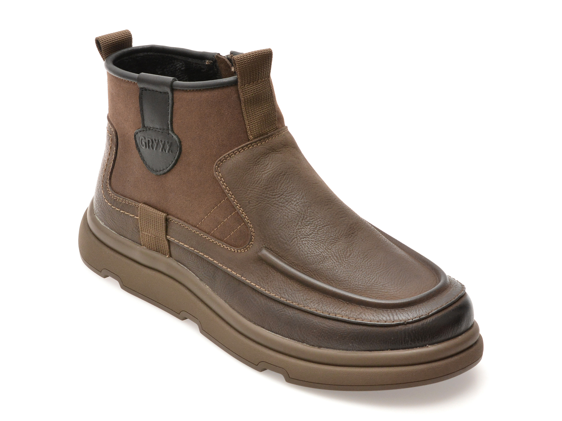 Ghete GRYXX Kaki | Piele Naturală Premium
