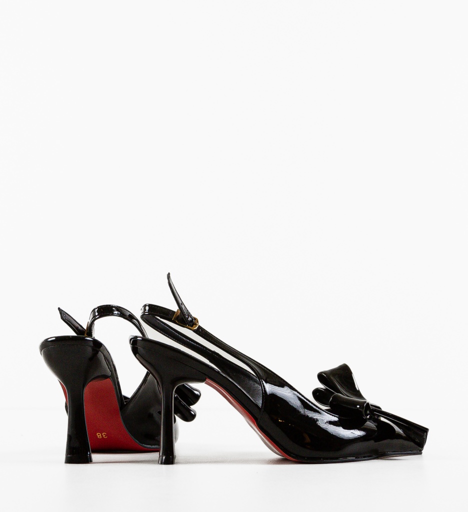 Pantofi cu Toc Greiss Negri - Eleganță Clasică - imagine 6