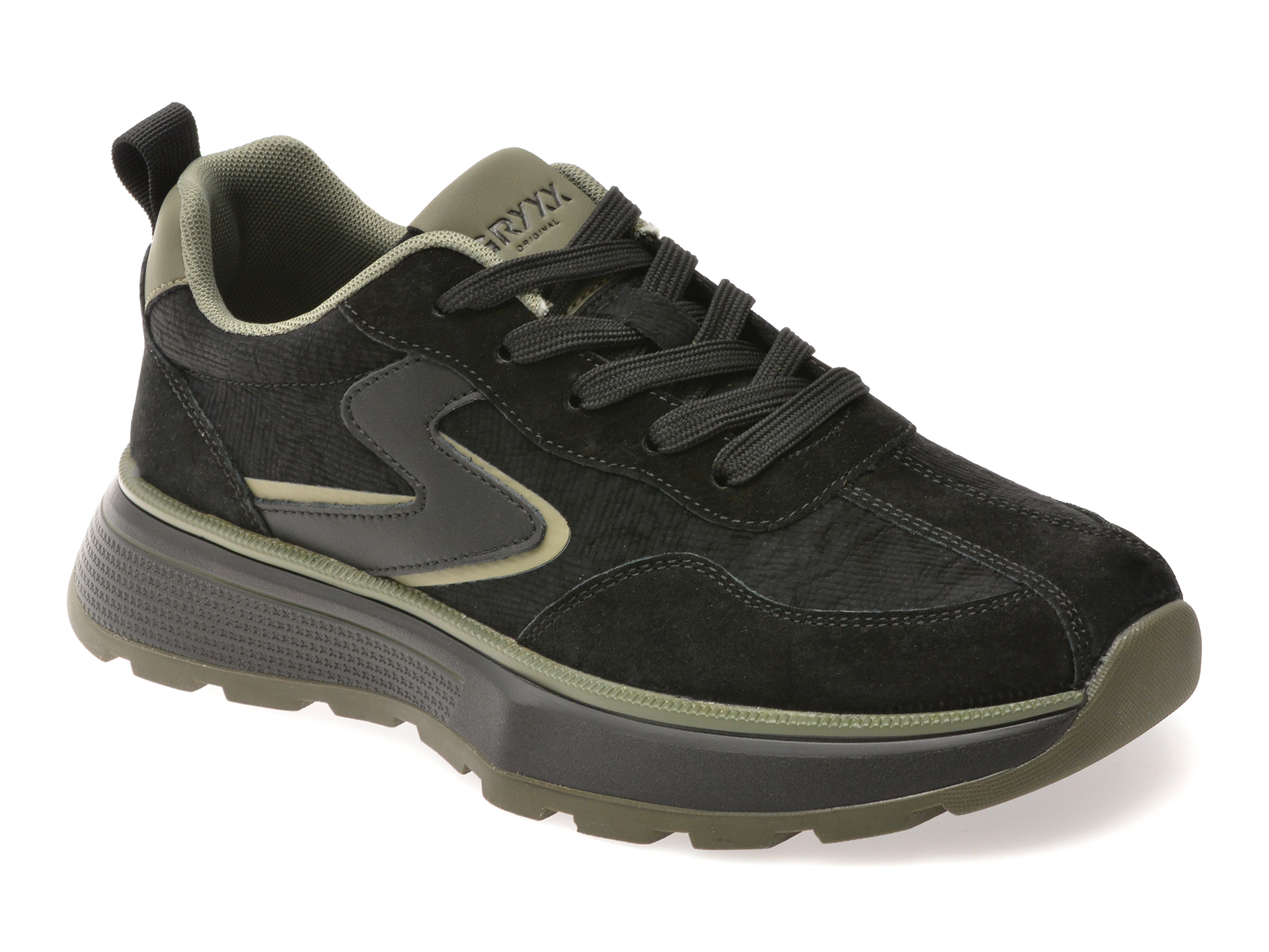 Pantofi Sport GRYXX Negri din Piele Naturală