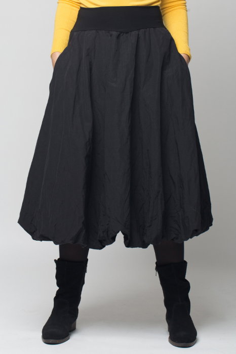 Fusta Neagra Midi In | Shopika Romania