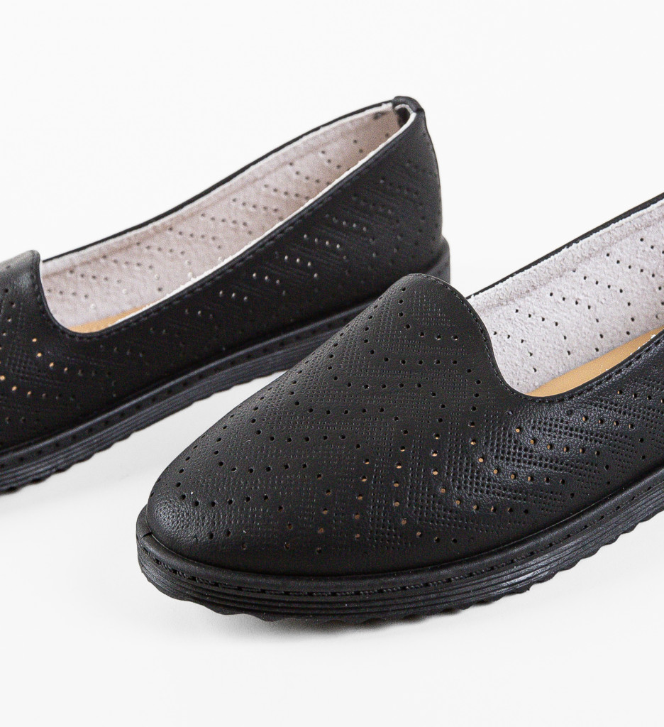 Espadrile Casual Negre Waddy - Confort și Stil - imagine 7