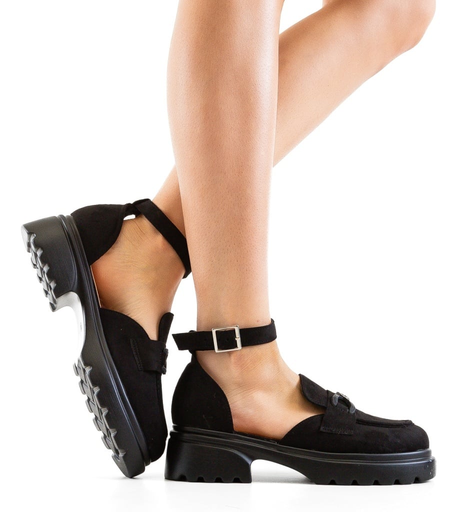 Pantofi Casual Dama Rightte Negri 2 - Confort Stilat