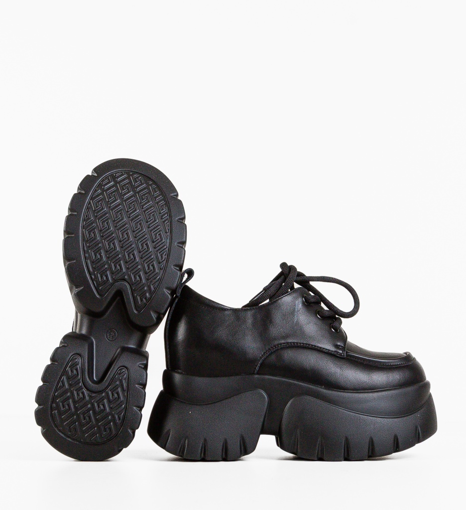 Pantofi Casual Sajna Negri | Confort și Stil - imagine 6