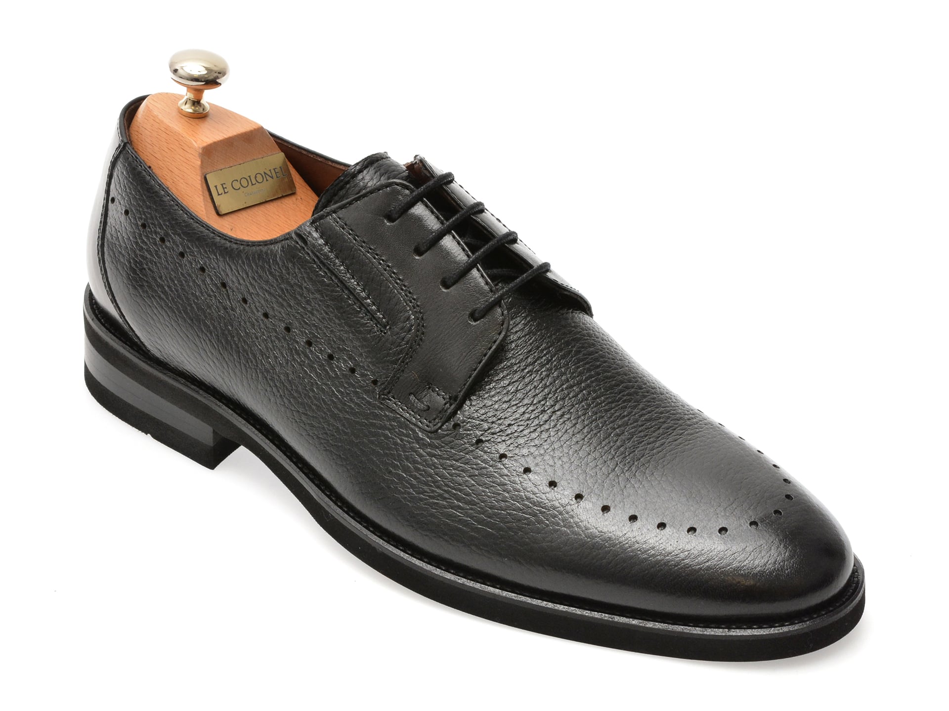 Pantofi Eleganti Le Colonel Negri din Piele