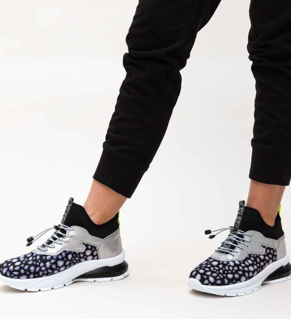 Pantofi Sport Leilani Gri - Confort și Stil - imagine 3