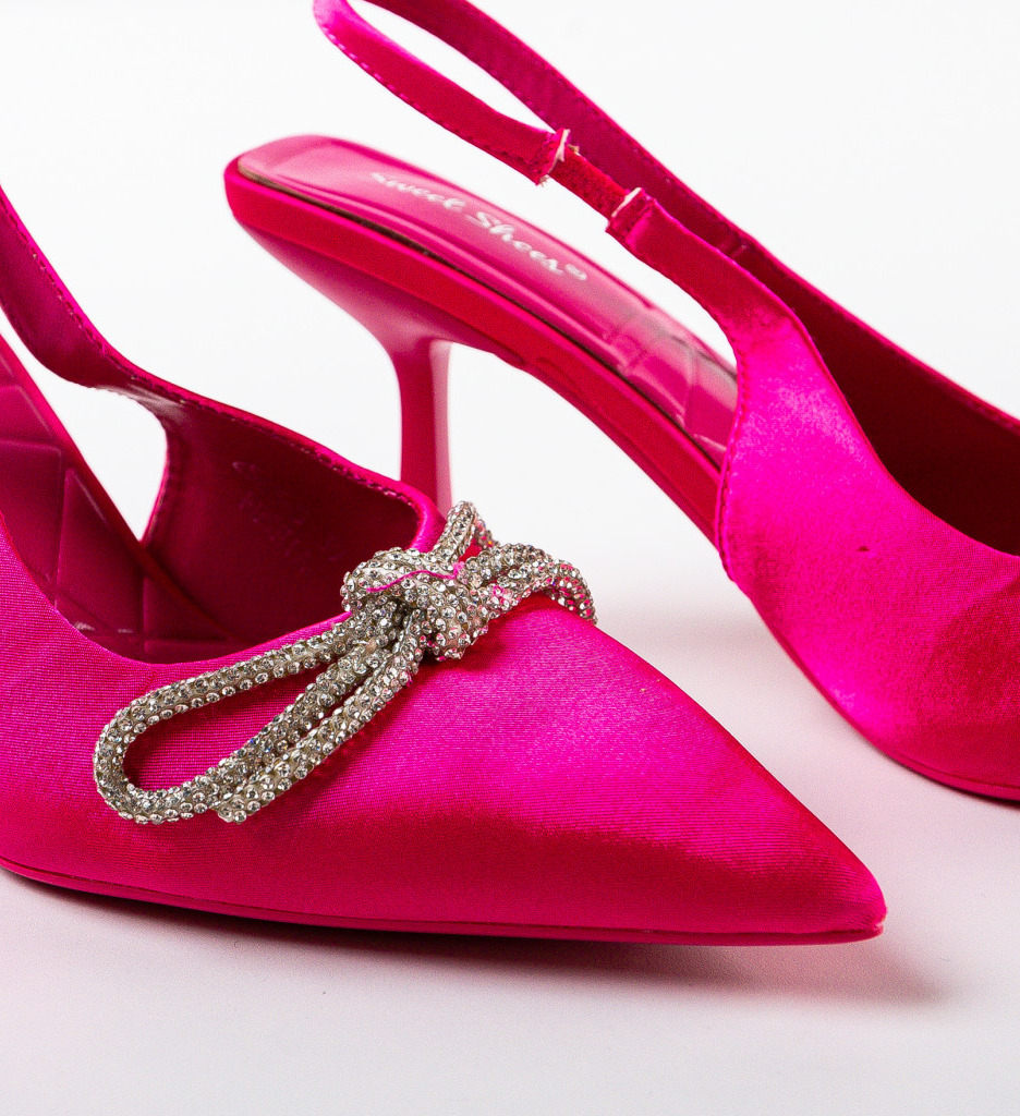 Pantofi cu Toc Atlanta Fuchsia - Eleganță Vibrantă - imagine 6