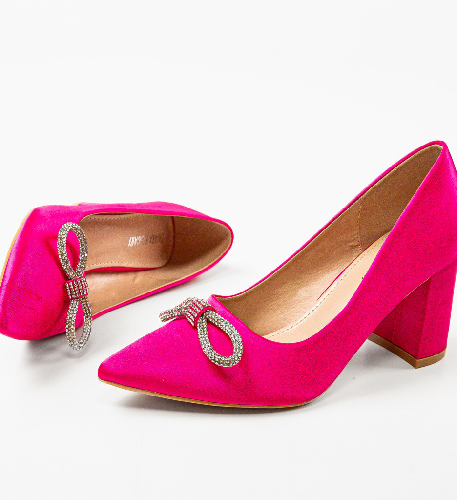 Pantofi Perez Fuchsia cu Toc - Eleganță Asigurată - imagine 6