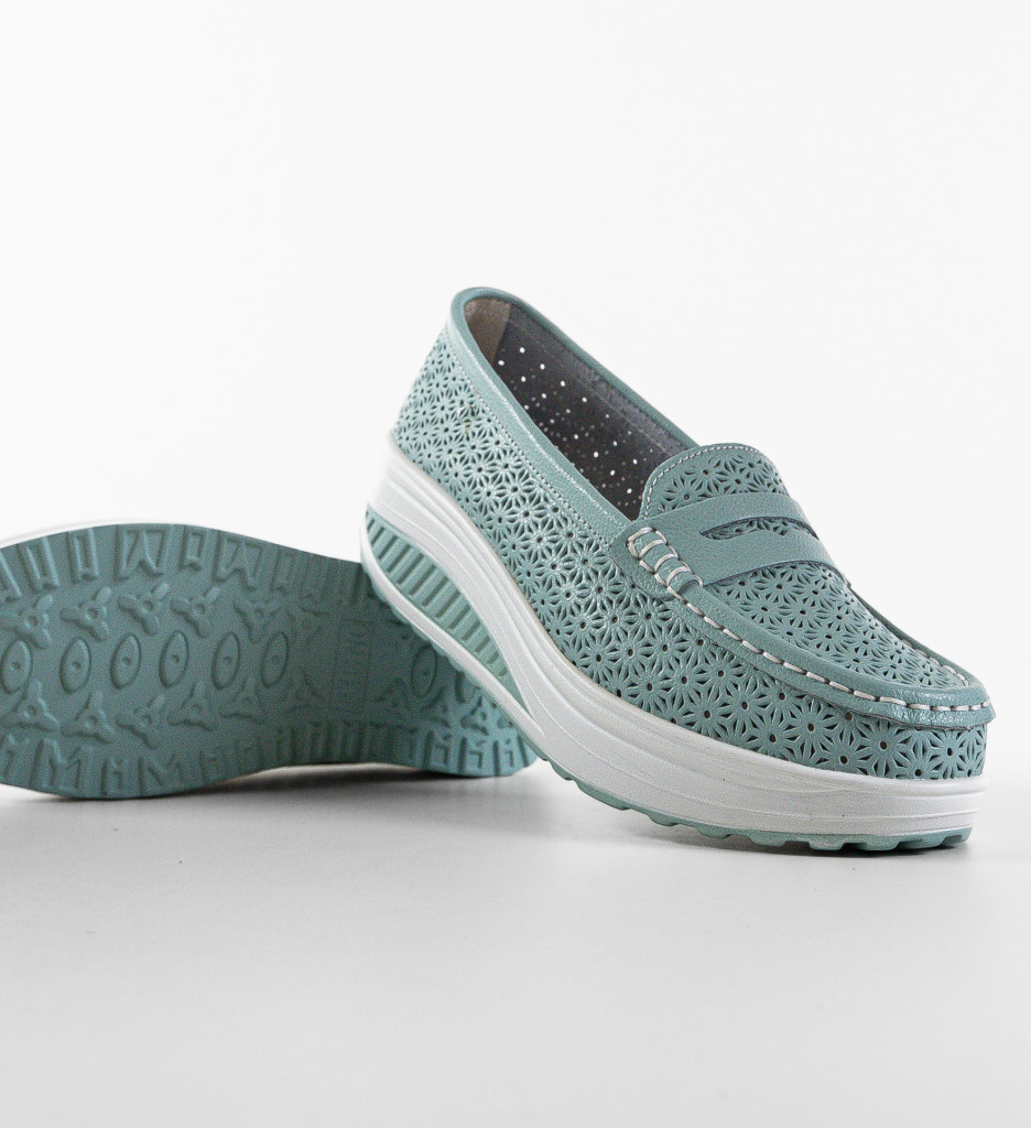 Pantofi Casual Fyrya Verzi - Confort și Stil - imagine 7