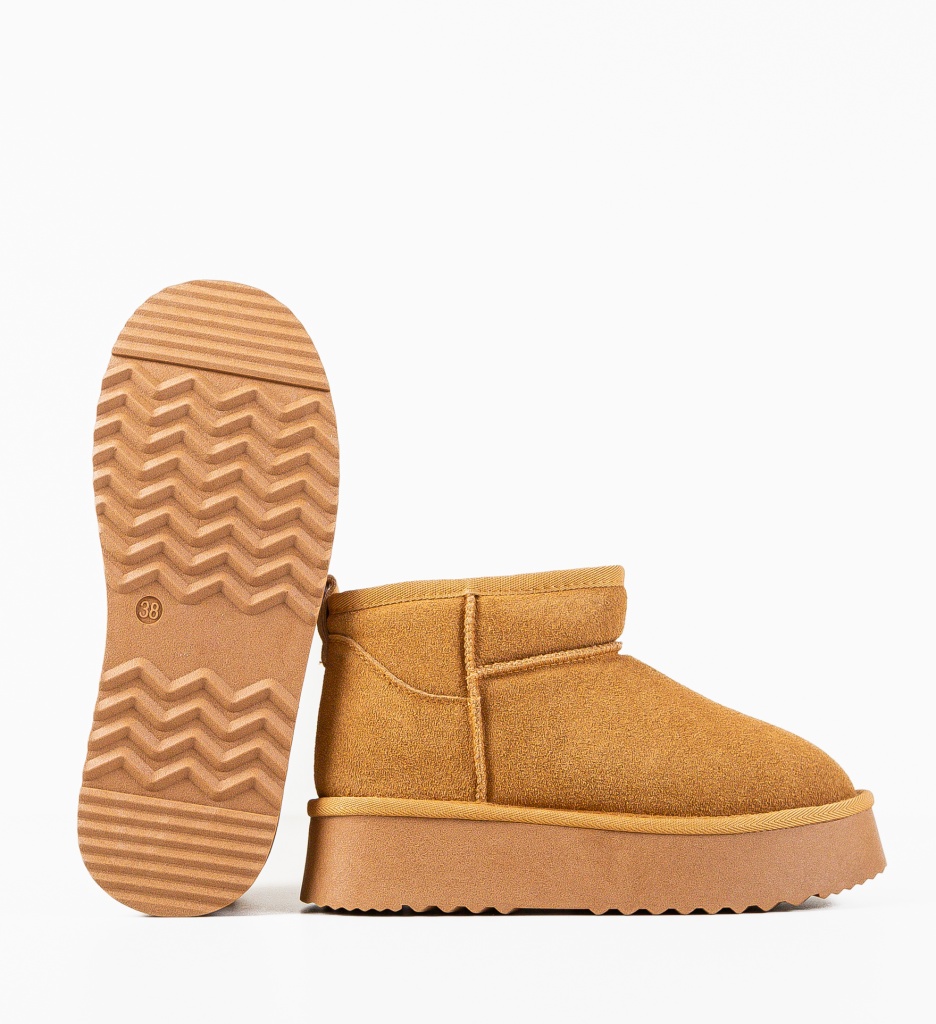 Cizme Ug Nour Camel - Confort Termic Maxim - imagine 6