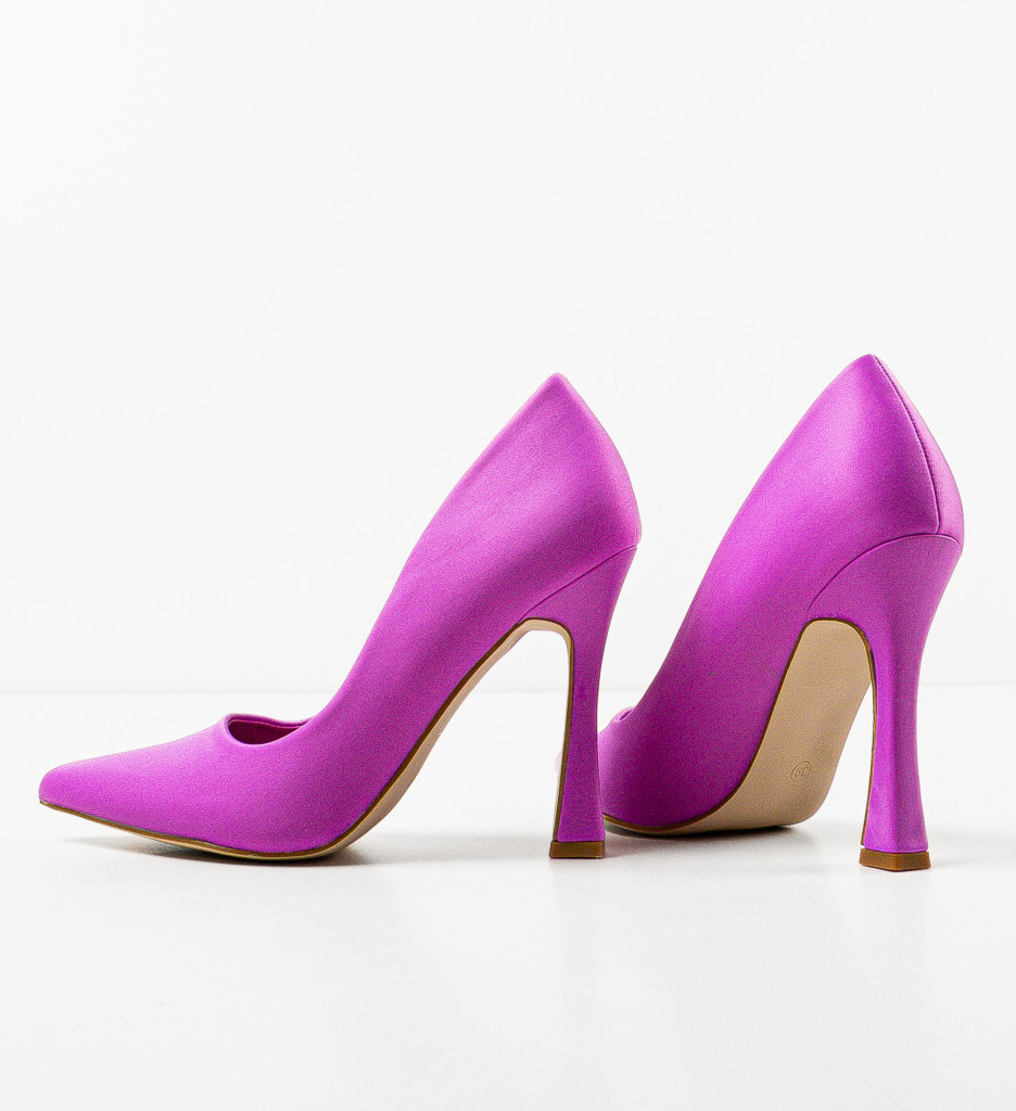Pantofi cu Toc Olyga Mov - Eleganță și Stil - imagine 3