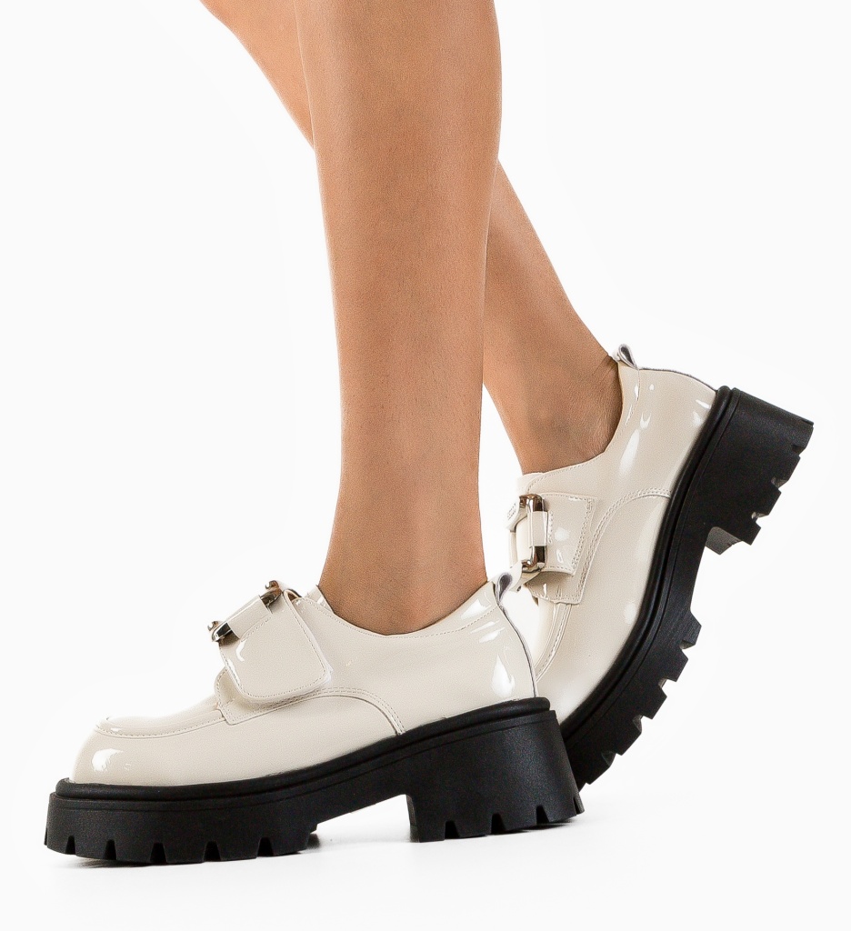 Pantofi Casual Hello Bej - Confort și Stil Zilnic - imagine 4