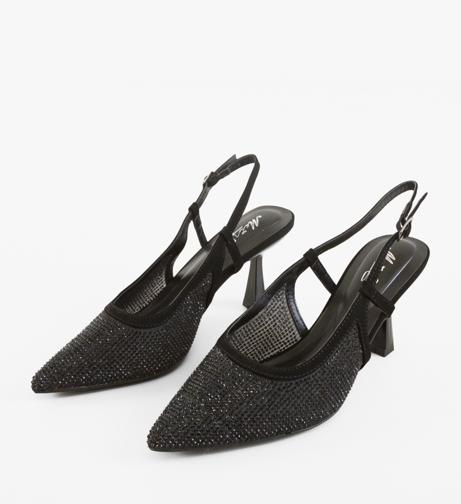 Pantofi Dama Portona Negri Eleganți - imagine 4