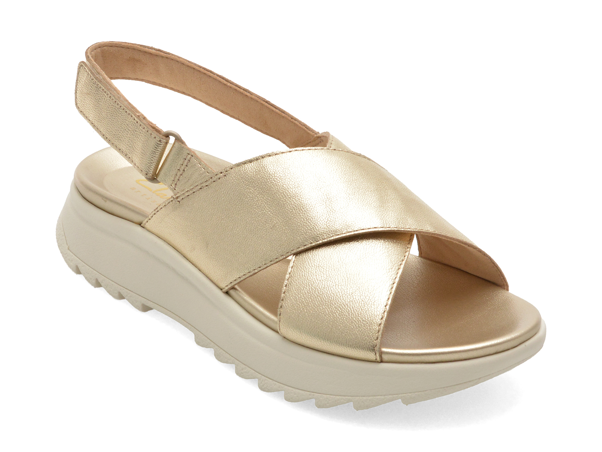 Sandale CLARKS Aurii Dash Lite Wish - Eleganță și Confort