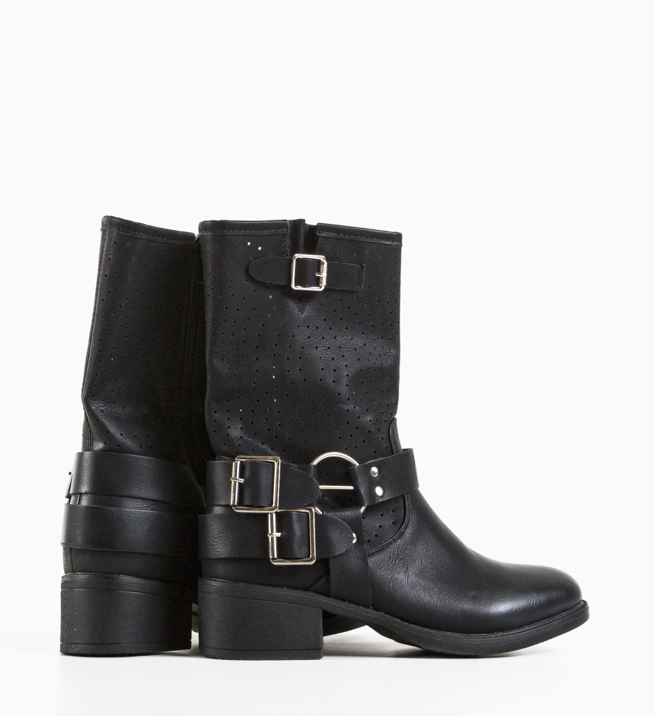 Cizme Keegn Negre Elegante și Confortabile - imagine 7