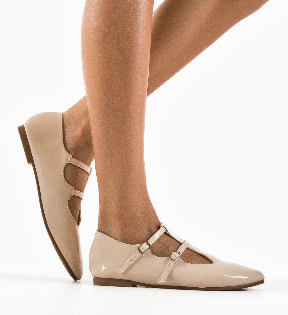 Balerini Dama Nude Jamila | Confort și Stil - imagine 2