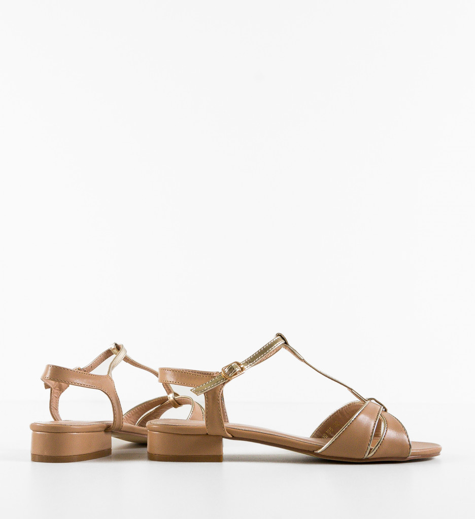Sandale Dama Bej Elegante și Confortabile - imagine 5