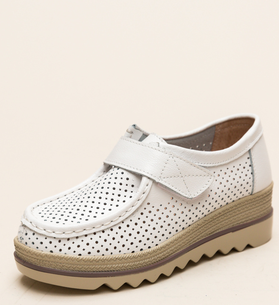 Pantofi Histria Albi Casual - Confort Stilat - imagine 4