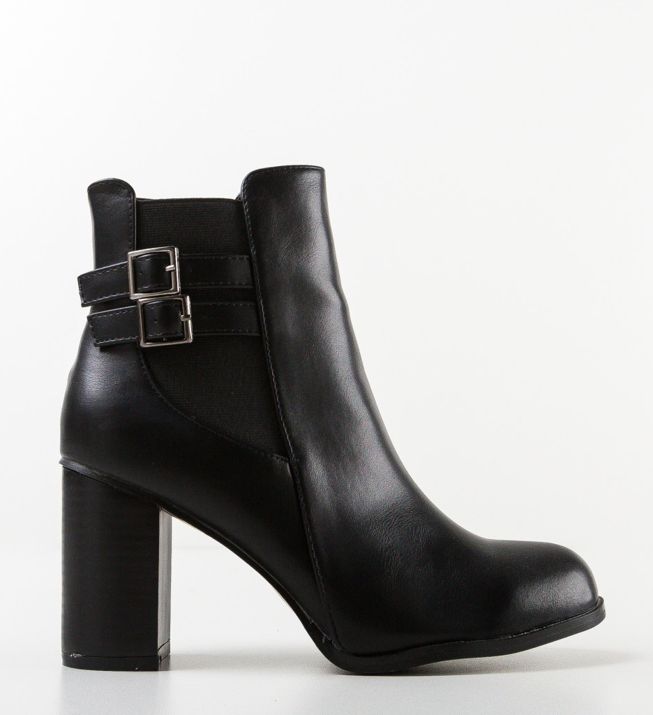 Botine Finlay Negre - Eleganță și Confort - imagine 5