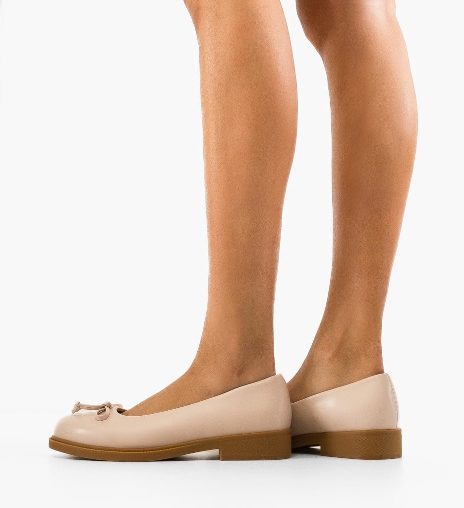 Balerini Dama Bakkam Bej - Confort Casual - imagine 2
