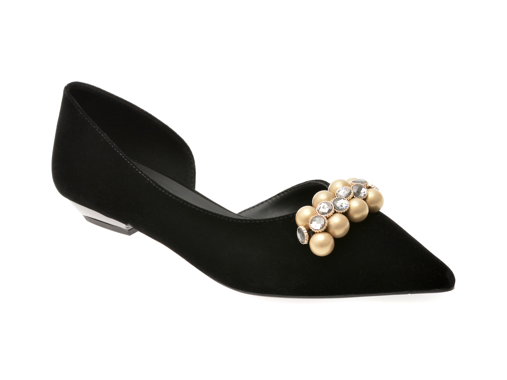 Pantofi EPICA negri eleganți și confortabili