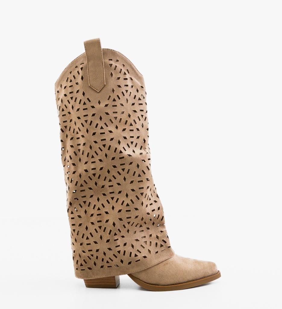 Cizme Dama Herte Khaki – Eleganță și Confort - imagine 6
