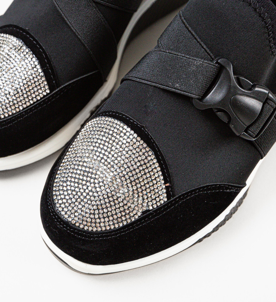 Sneakers Tensive Negri | Confort și Stil Urban - imagine 7