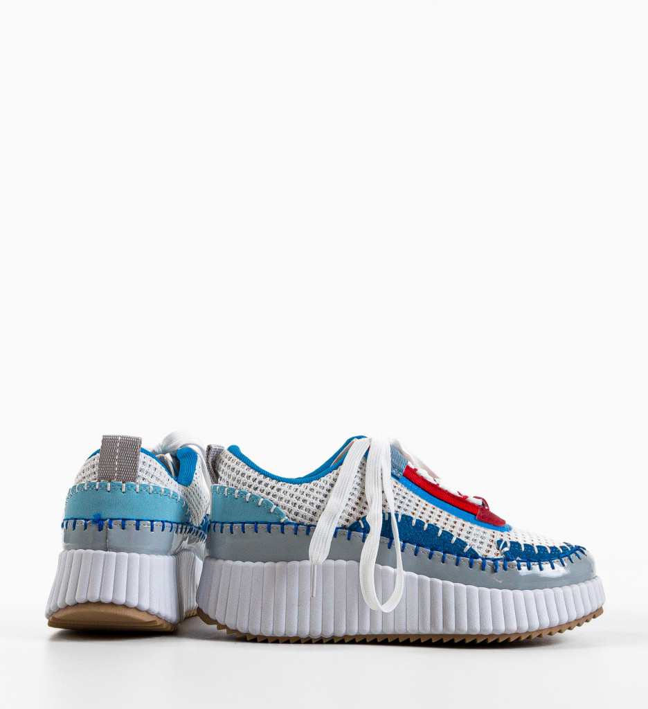 Pantofi Sport Duffy Stein Albastri - Confort - imagine 6