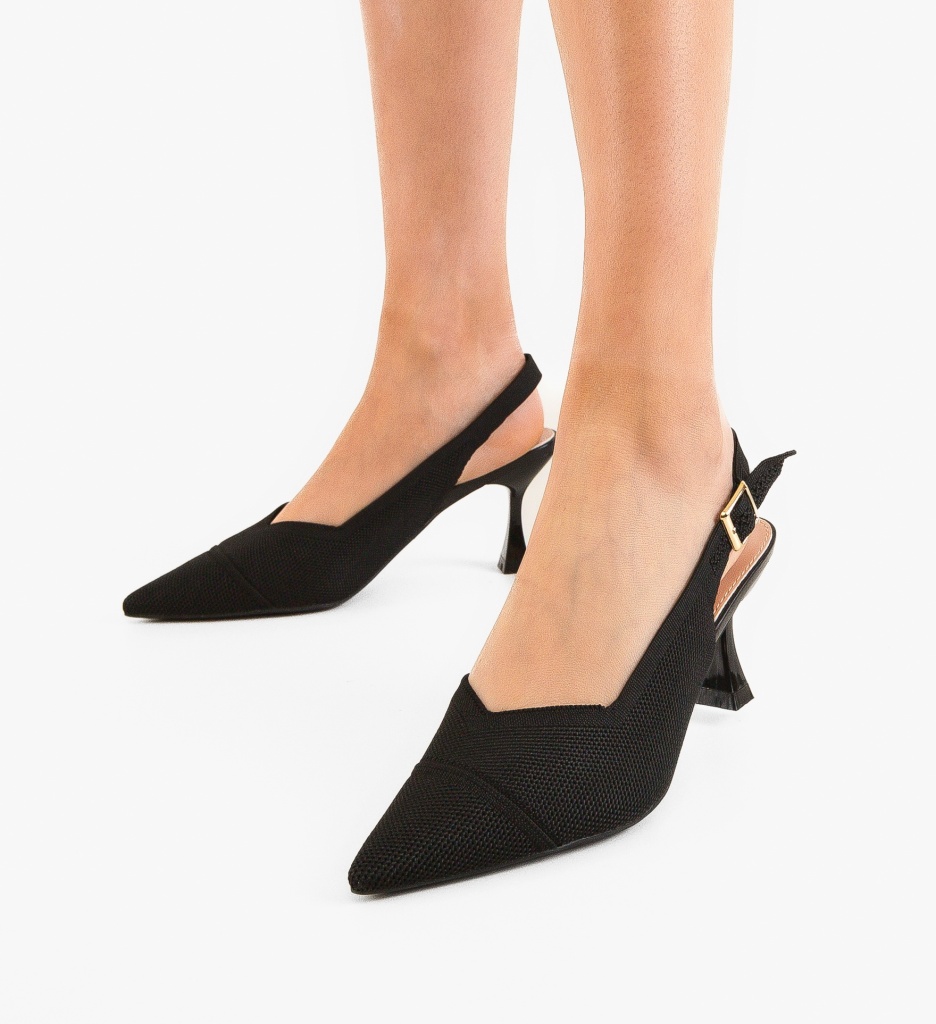 Pantofi cu Toc Aadam Negri - Eleganță Maximă - imagine 3