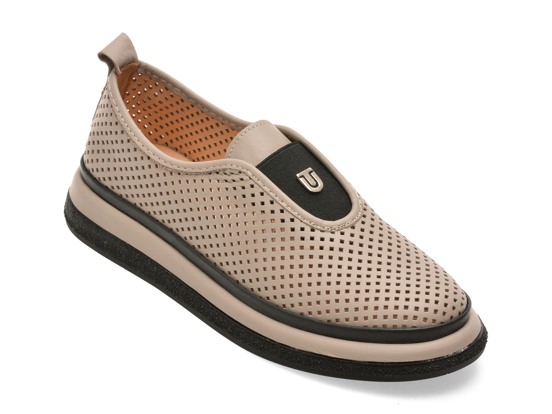 Pantofi IMAGE Gri Piele Naturală | Confort Casual