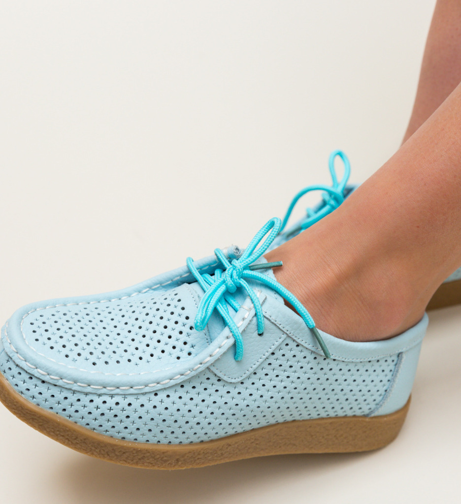 Pantofi Albastri Yorker - Confort Zi de Zi - imagine 5