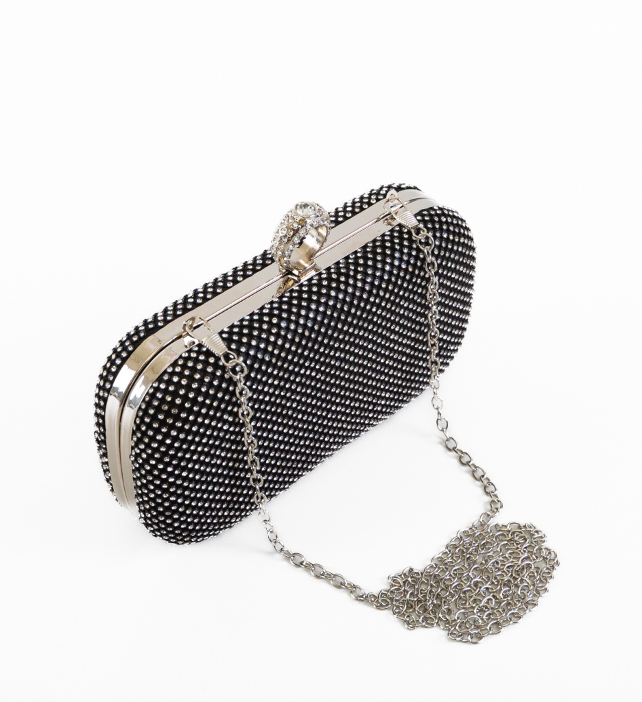 Geanta Plic Neagra Klinkar | Stil Elegant - imagine 4