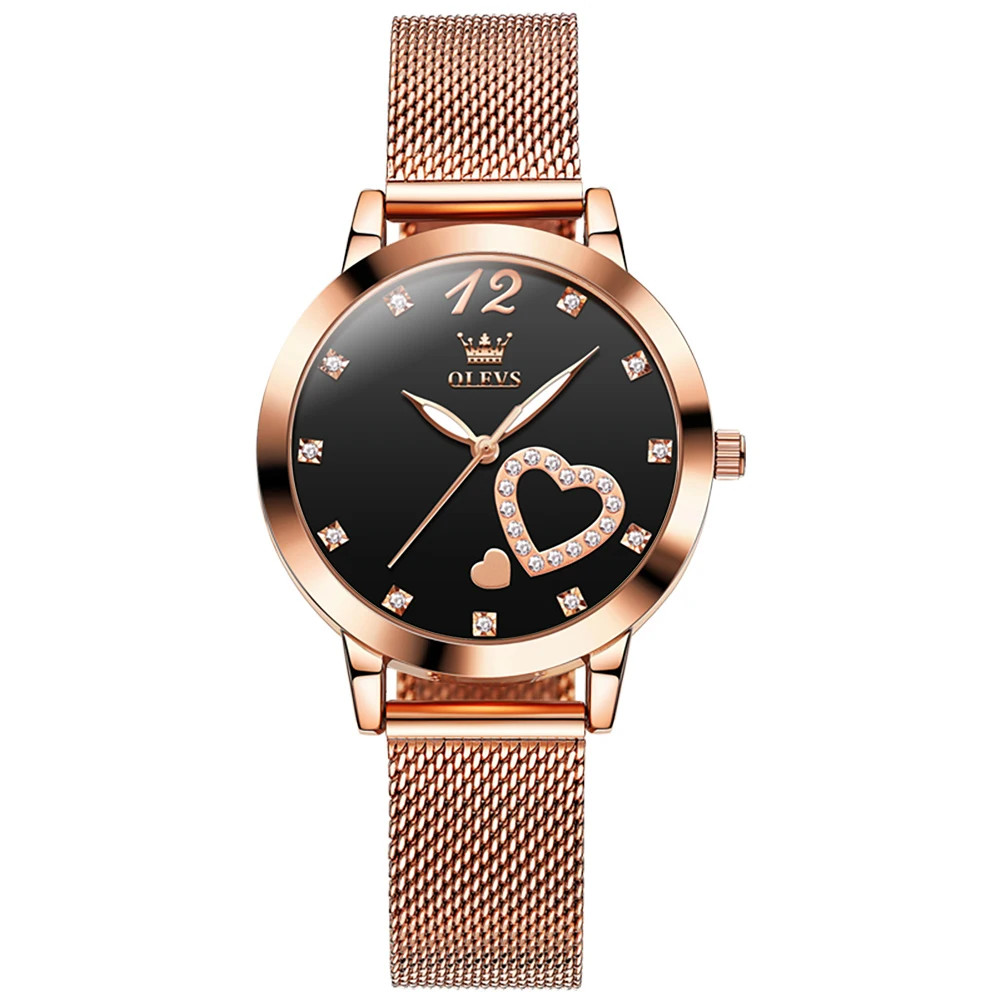 Ceas Dama Olevs CS1644 Rose Gold Otel Inoxidabil